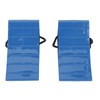 Pack of 2 Wheel Chocks with Rope and Handle, Portable