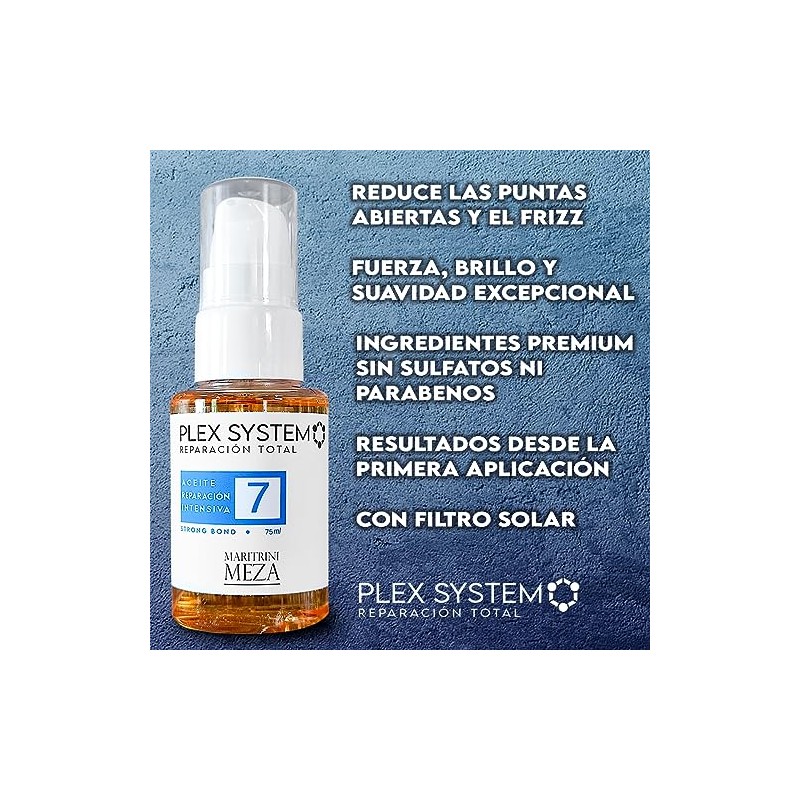 PACK 3 Unidades Aceite Reparador #7 75ml Plex System by