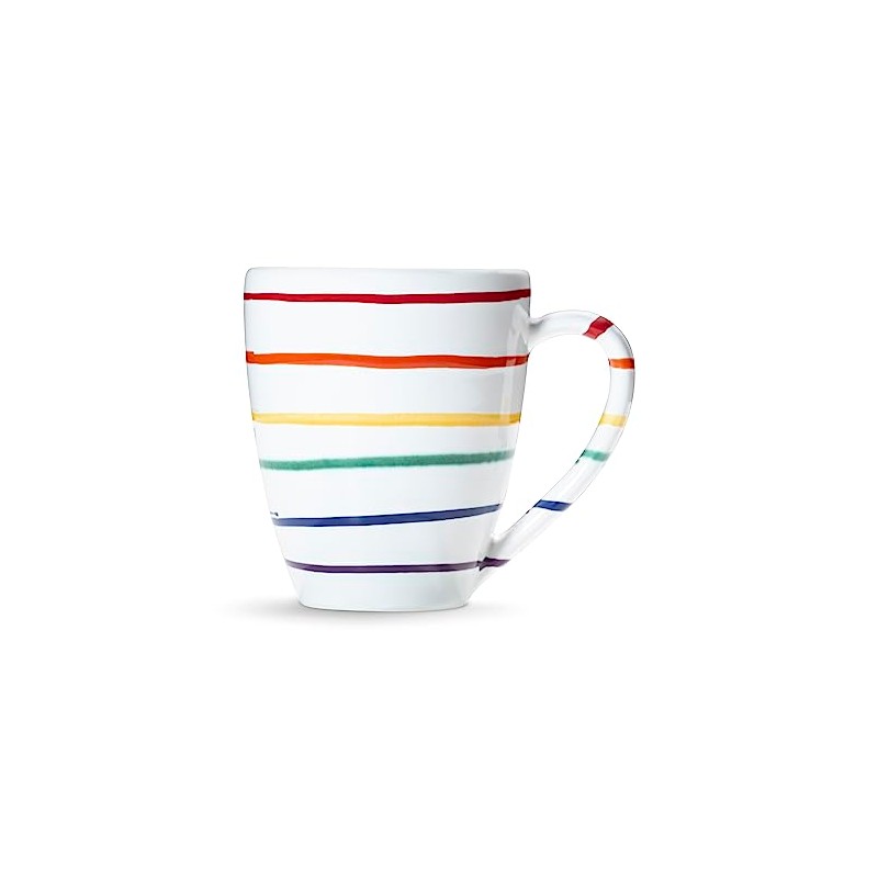 GMUNDNER KERAMIK Breakfast Cup Max Capacity: 0.3 Litres Rainbow Tableware