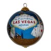 Las Vegas Christmas Ornament Hand Painted from Inside with Gift