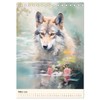 Wolves Delicate Watercolours of Impressive Animals (Desk Calendar 2026 DIN