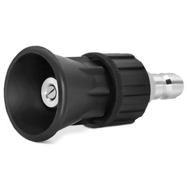 MINGOU Nozzle Guard Pressure Washer, 25 Degree055 Orifice Pressure Washer Nozzle Guard with 1/4" Quick Coupler Plug, Includes (020/025/030/035/040/045/050/055/060/065) Orifice