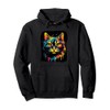 Street Style Cat Graffiti Art Street Art Pullover Hoodie