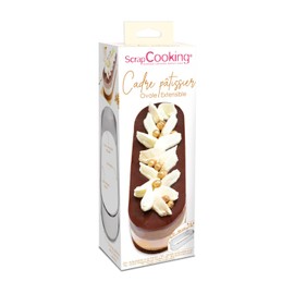 ScrapCooking - Extendable Oval-Stainless Steel Pastry Frame