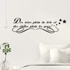 Wall Sticker Quote Black | Wall Decoration | Waterproof/Removable –