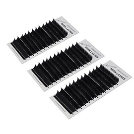 Eyelash Extension Mink Lashes 3 Trays Combo C .15 X 9, 11, 13mm