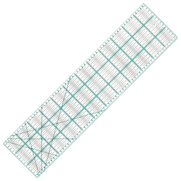 MANUFORE Quilting Ruler 15 x 60cm Sewing Acrylic Ruler Anti-Slip