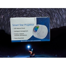 Galaxy Protector Smart Star Projector, Colored Led Lights, App Controlled, Music, Multiple Scenes