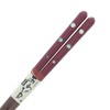 Chopsticks, Dishwasher-safe, Shell Craft, Abalone, Shell Flower Maru, Wooden (Natural