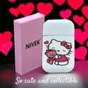 NIVEK Kulomi Lighter Kitty KT Torch Lighter Pink Flame Pocket