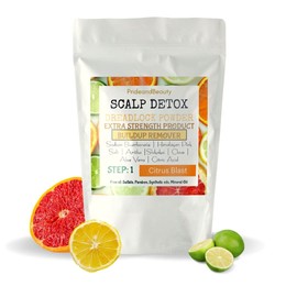 Rose Detox Bundle- Deep Clean Dreadlock Powder and ACV Hair Rinse - Natural Hair Cleanser for Product Build Up - Loc Care and Maintenance Products (Step 1 - Scalp Powder)