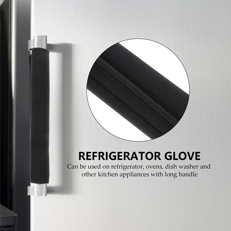 DOITOOL 4pcs Refrigerator Door Handle Cover Door Handle Covers for