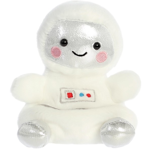 Aurora® Adorable Palm Pals™ Cosmo Astronaut™ Stuffed Animal - Pocket-Sized Play - Collectable Fun - White 5 Inches