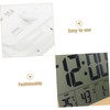 NOLITOY 1Pc Large Display Digital Hanging Calendar Clock Wall Mounted
