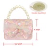 ELEMIRSA Girl Handbag Purse for Little Girls Kids Pretend Play