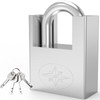Diyife Heavy Duty Padlock 60 mm, Outdoor Weatherproof Robust Padlock,
