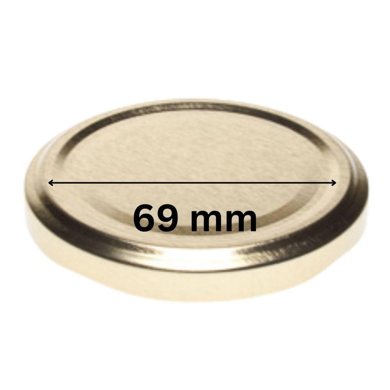 mikken 20 Lids, TO 66/6.9 cm for Jam Jars, Twist-Off