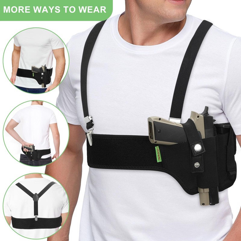 Quick Draw Shoulder Holster - Belly Band Holster for Everyday