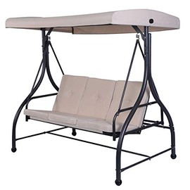 Garden Winds Replacement Canopy Top Cover for The CASAINC Costway HY-OP3004BE Porch Swing - Standard 350