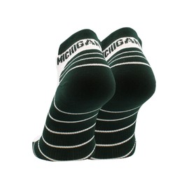 Michigan State Spartans Golf Socks with Tab (White/Green, Medium)