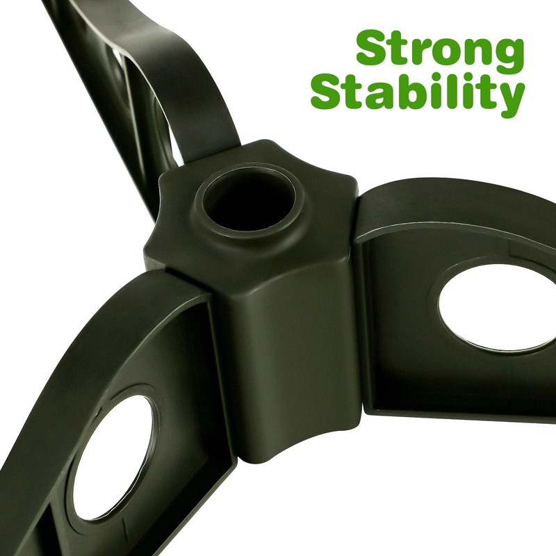 Homoyoyo Artificial Xmas Tree Base Stand,DIY Xmas Tree Holder Christmas