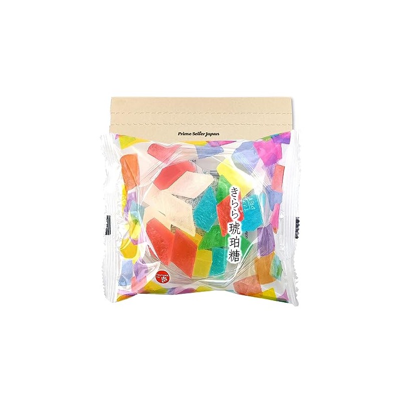 Tsuyama Seikashi Kirara Amber Sugar 100g×1 Bag PSJBOX Agar Jelly