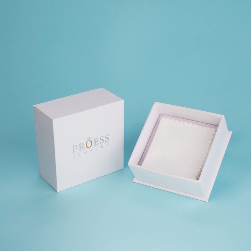 PROESS Ocean Wave Necklace Sterling Silver Palm Tree Pendant Necklace