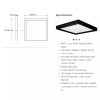 Royal Pacific RP Lighting 6" Low Profile Square LED Light