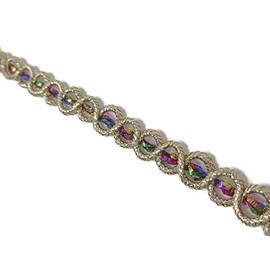 Kirari Handicraft Club No. 5020 Craft Blade - Gold Color (Gold) Width 0.5 cm x 3 m Roll