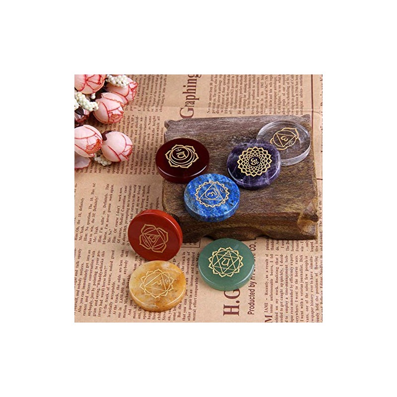 7 Chakra Multi Stone, Reiki Healing Crystals Piedras Preciosas con