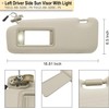 NHILES Left Driver Sun Visor Compatible with Mazda CX-9 2010-2015