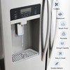 KindGa Refrigerator Drip Catcher Tray,Protector Ice and Water Dispenser Pan,Fridge