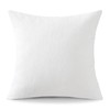 JOTOM Chenille Cushion Covers 50x50 cm Soft White Decorative Throw