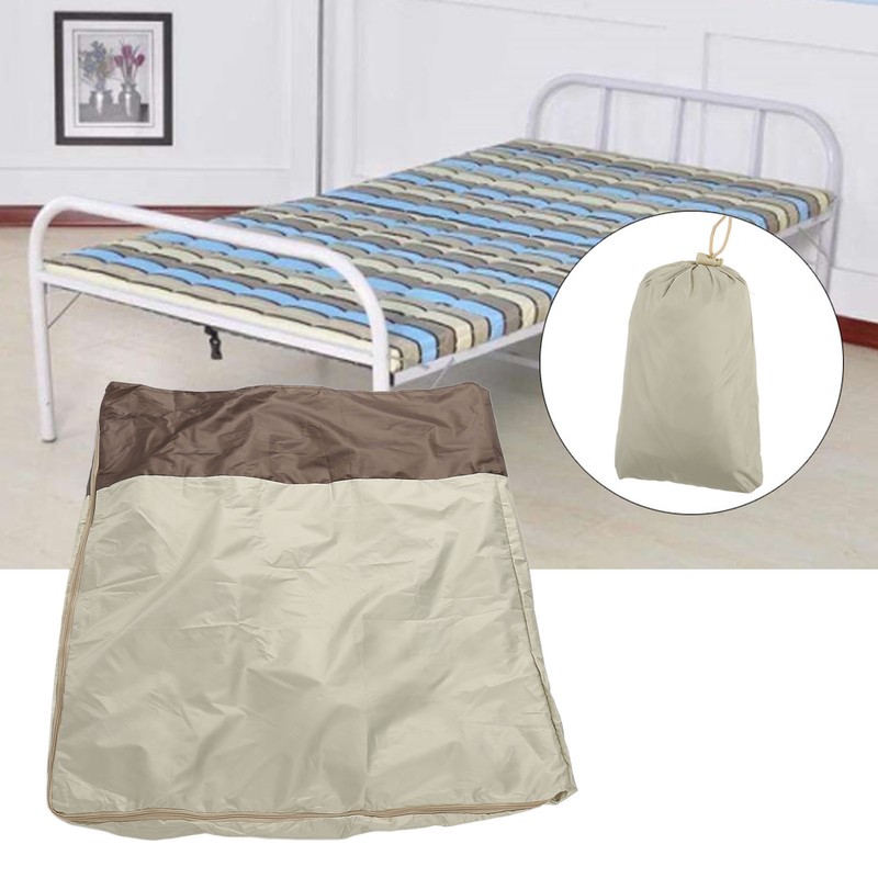 Folding Bed Cover Dustproof Waterproof Rollaway Bed Protective Cover for