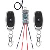 Meskliu Mini Remote Control Switch,DC 5V/12V/24V/ 5A Relay Wireless ON/Off