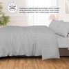 SSW HOMES Super King Duvet Cover Set (Grey) - 3