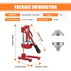 Gowintech Commercial Heavy Duty Cast Iron Hand Press Manual Orange