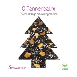TEALAVIE - Winter Tea - O Christmas Tree | Fresh Orange with Spicy Cinnamon | 100g Tin of Loose Black Tea