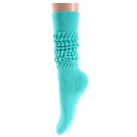 sockfun Novelty Slouch Socks for Women Girls, Slouchy Socks Scrunch Socks Women 80S90S Socks Gifts Cotton Long High Tube Boot Socks for Women Girls Orange Socks