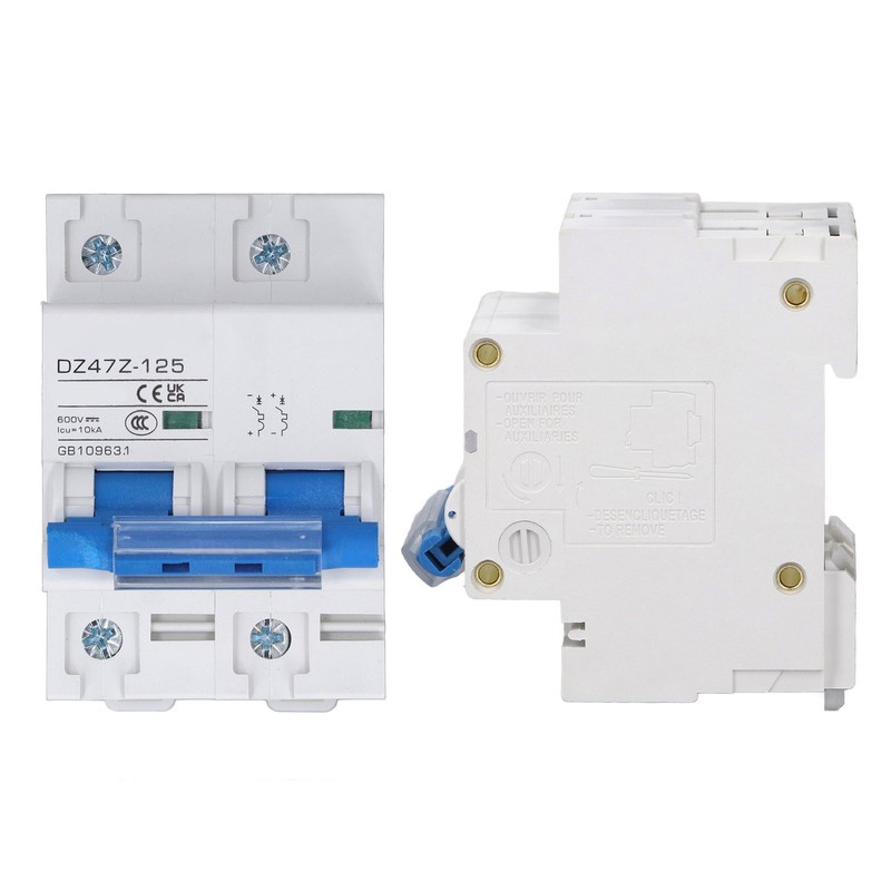 DC Miniature Circuit Breaker 2P 10KA High Current Isolation 600V