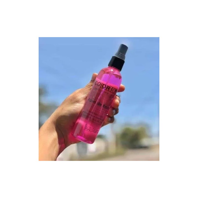 Agua De Rosas Facial Hidratante Fijador Colorton Original