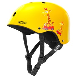OutdoorMaster Youth & Kids Bike Helmet -Beetles Jr.Adjustable Multi-Sports Skateboard Helmet with Removable Liners for Balance Bike, Toddler Scooter