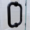 MCOCOD 6" Shower Door Handle, Double-Sided Pull Handle with Metal