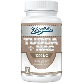 Suplemento Hepático Zingicina Tudca 1200mg + NAC 200mg 60 Cápsulas