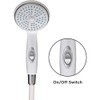NOVA Handheld Shower Head with Extra-Long 84” Hose for Bath