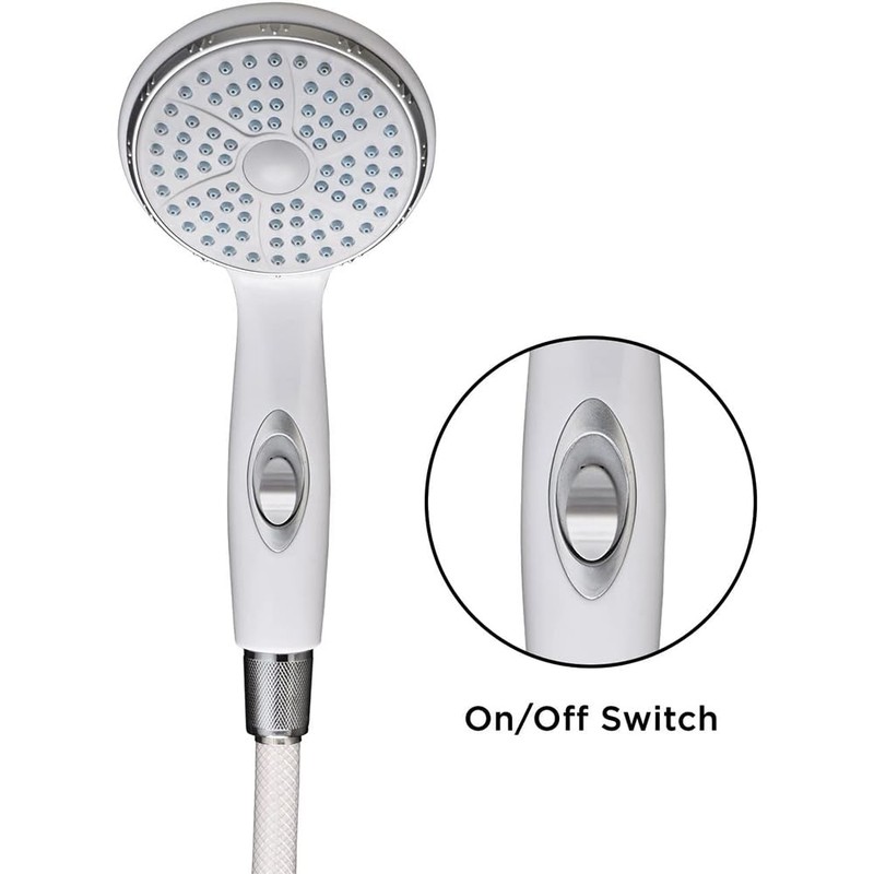 NOVA Handheld Shower Head with Extra-Long 84” Hose for Bath