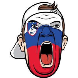 Zirni Yugoslavia Football Fan National Flag Face World Cup Soccer Sticker Decal Design