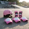 Kit De Proteccion Casco Rodilleras Coderas Muñequeras Niños