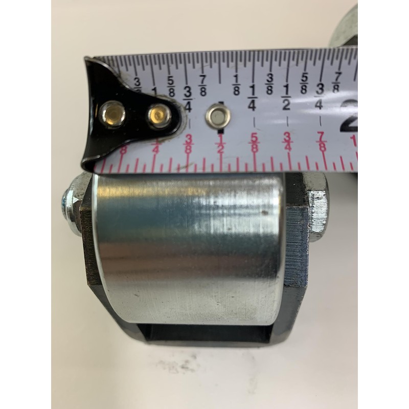 Set of 2 Weld On Trailer Tail Drag Casters, Solid