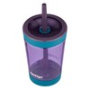 Contigo Tritan - Vaso de pajita para niños, Berenjena, 14